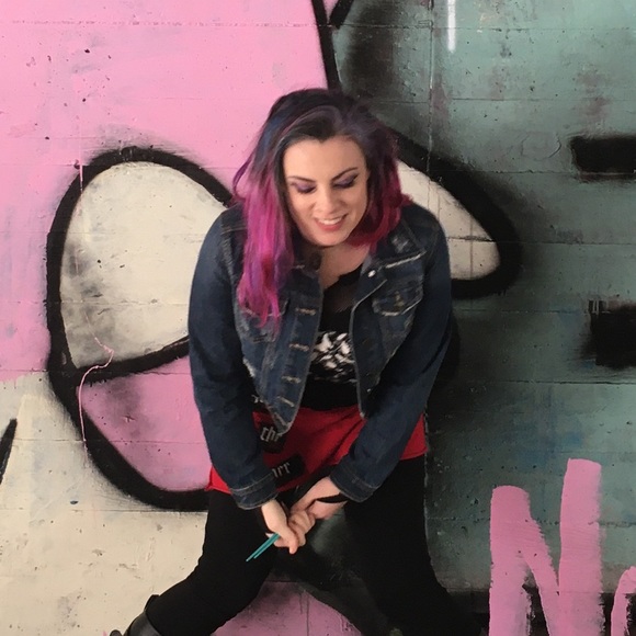 Momento Mori Winged Hourglass Hocus Pocus Cemetery Inspired Custom Jean Jacket - Picture 6 of 15